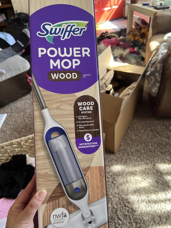 Swiffer® PowerMop Wood Mop Kit with Lemon Scent