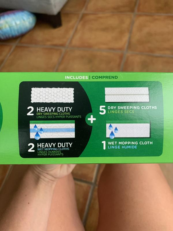 swiffer heavy duty dry sweeping cloths costco