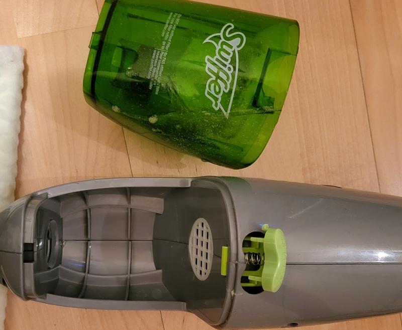 Check the bottom and trash cap