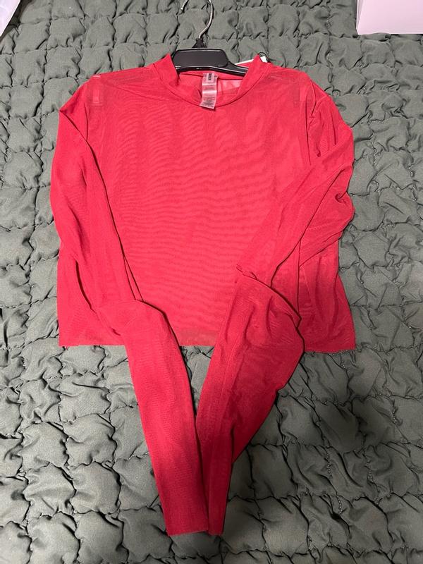 Customer photo for "Cute mesh top"