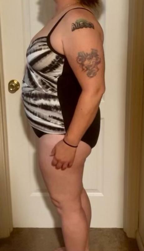 Customer photo for "Not comfortable and too expensive to not flatter your figure"