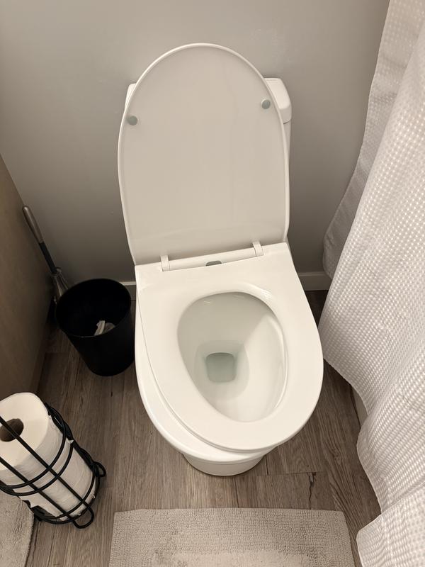 Ivy One Piece Toilet Dual Vortex™ Flush, Black Hardware 1.1/1.6