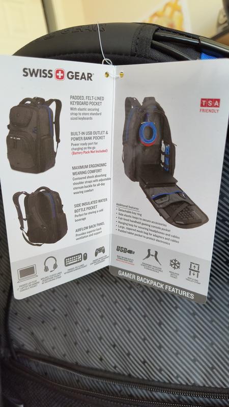 Swiss gear clearance backpack usb charger