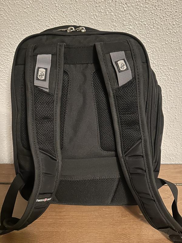 Lo & Sons: Westholme - Luxury Laptop Backpack - Black/Black/Grey Sheepskin Leather (Large)