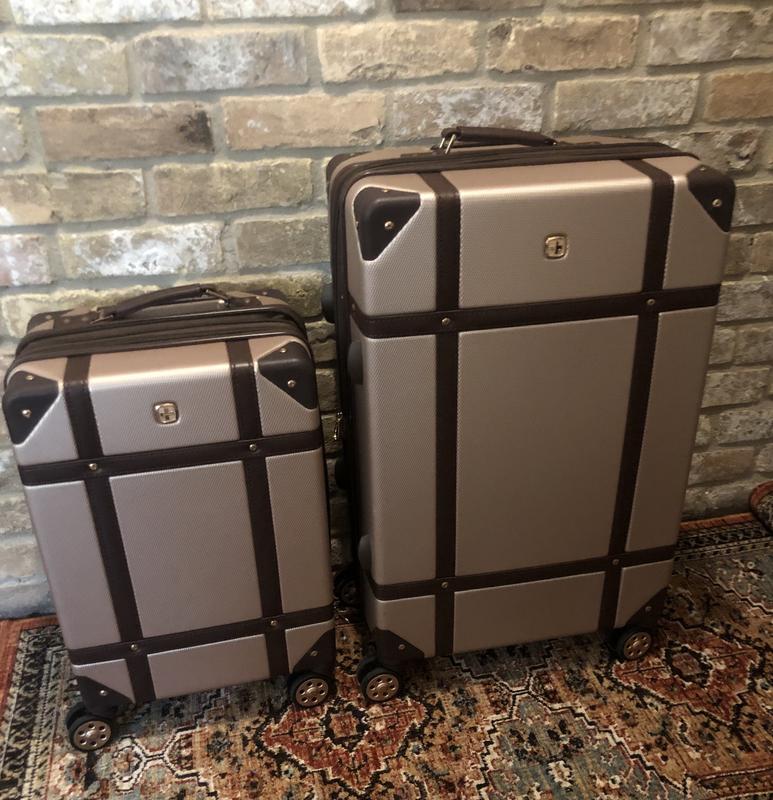 SwissGear 2-piece Hardside Trunk Luggage Set