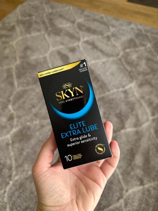 Buy SKYN® Elite Extra Lube Condoms, 40% more silky, smooth lubrication