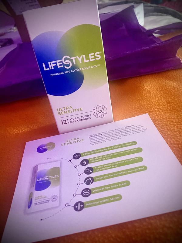 lifestyles ultra sensitive lubricated condoms LifeStyles Ultra Lubricated Condoms main image 1