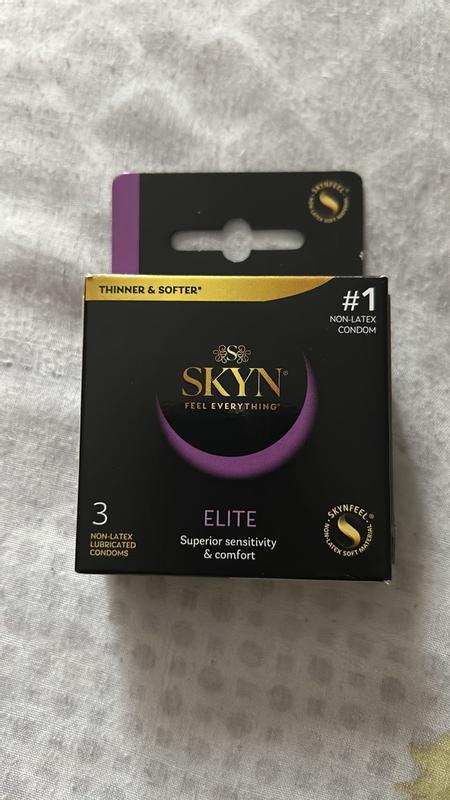 SKYN Elite Condoms for an exceptionally sensitive and sensual feeling.