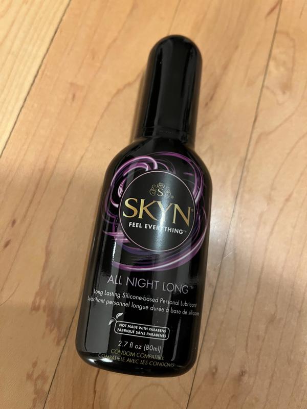 skyn condoms oil lubricant SKYN Naturally Endless Water Based Personal Lubricant - 4 fl oz, 1 Bottle -  Long Lasting, Safe with Latex & Non-Latex Condoms main image 1