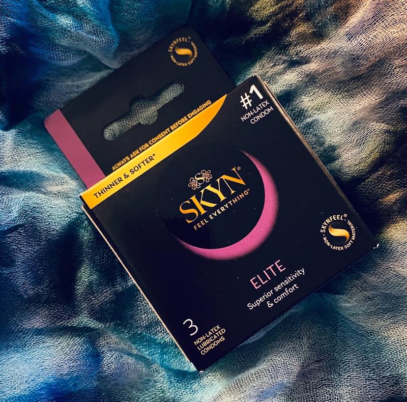 lifestyles skyn elite ultra thin non-latex lubricated condoms Skyn Elite Ultra Thin & Ultra Soft Comfortable Fit, Non Latex, 10ct, 2-Pack main image 0
