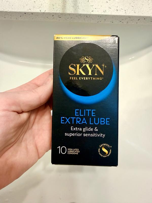 skyn elite extra lubricated condoms SKYN Elite Extra Lubricated Non-Latex Condoms, 36 Count HSA/FSA Eligible main image 0