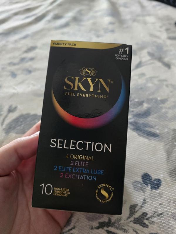 SKYN Elite Condoms Pack Of 50 & 5 Senses Pack Of 10 / Skynfeel Latex