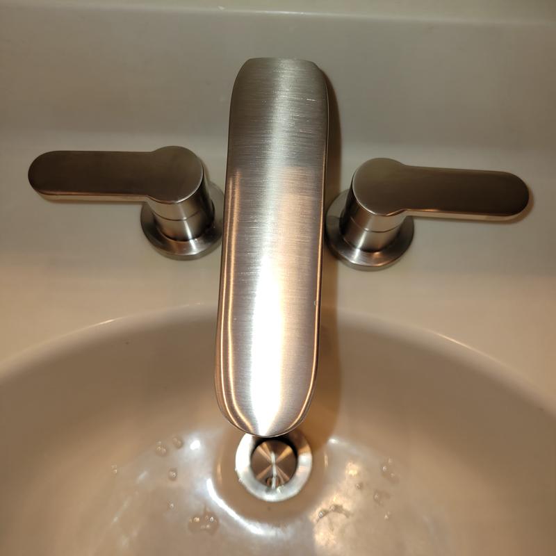 Symmons Identity Satin Nickel Widespread 2-Handle WaterSense Bathroom ...