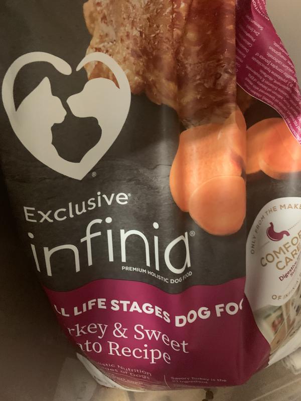 Infinia Turkey Sweet Potato Recipe All Life Stages Dog Food