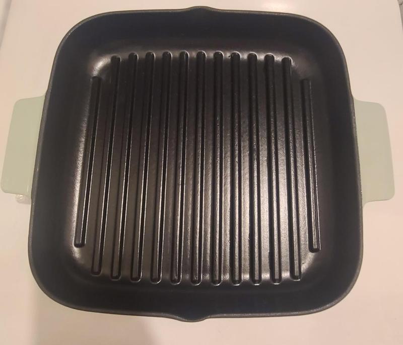 Kitchenaid 11 Enameled Cast Iron Square Grill And Roasting Pan