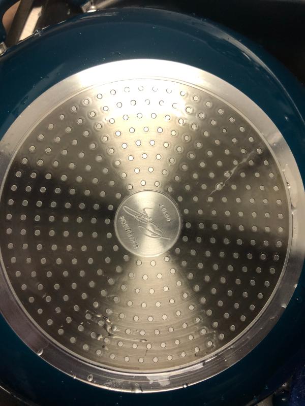 After washing with a sponge. Came off very easily