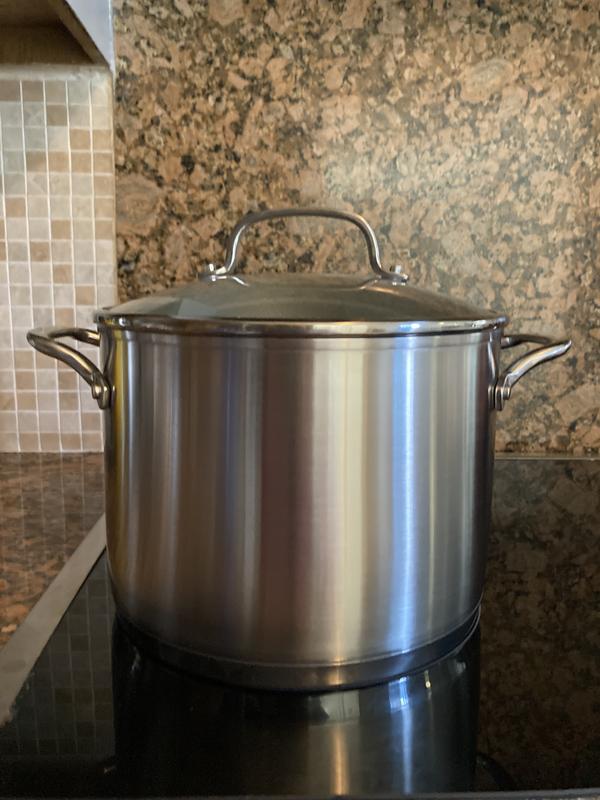 KitchenAid 8qt Stainless Steel 3-Ply Stockpot with Lid in the