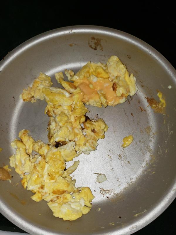 Making eggs!