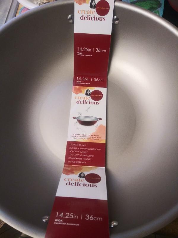 Create Delicious 14.25-Inch Nonstick Induction Wok – Rachael Ray