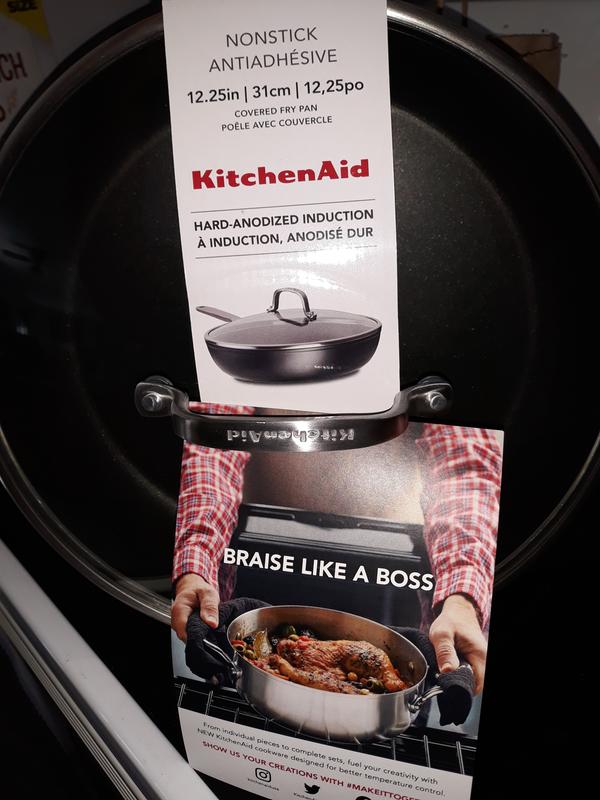 Kitchenaid Cookware Set, Hard-Anodized Induction, Nonstick, Matte Black
