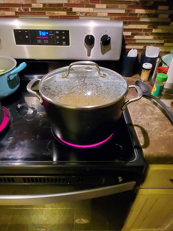 Kitchenaid 8 qt. Nonstick Hard-Anodized Aluminum Stockpot with Lid