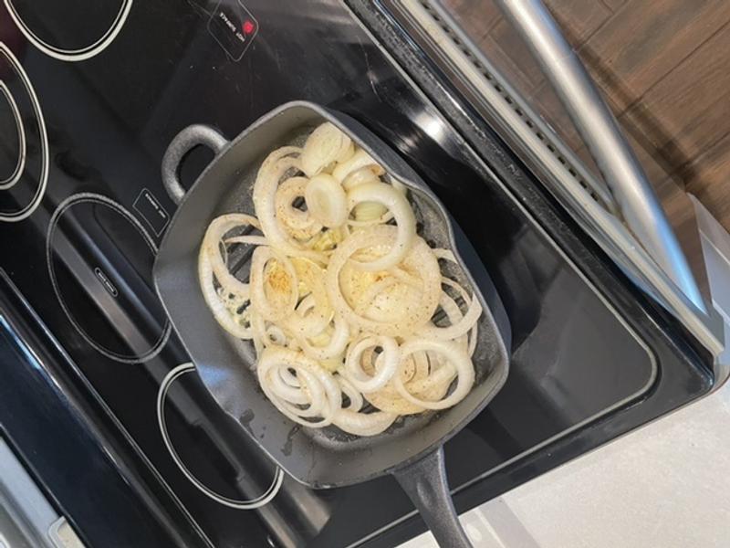 Spray pan before cooking so nothing sticks. Yummy!