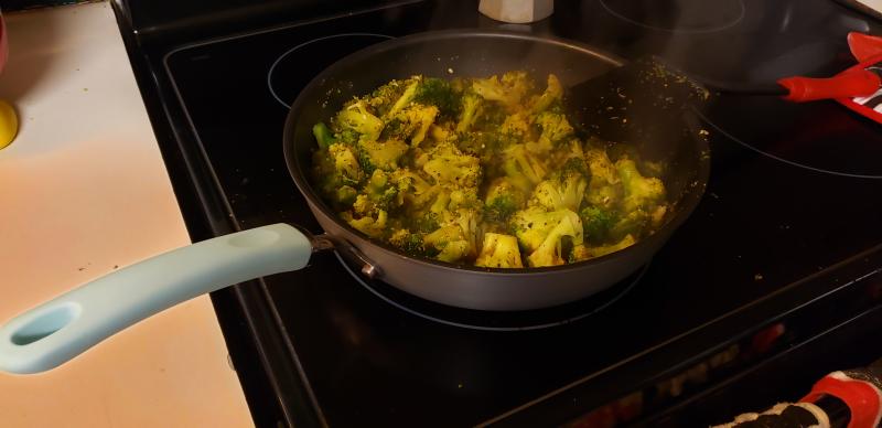 Cooking 2lbs of broccoli
