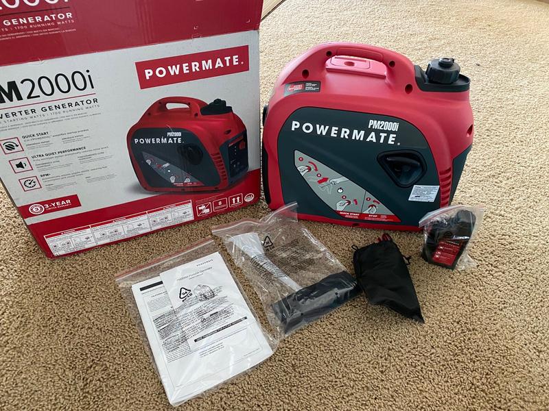 Powermate PM2000i 2,000Watt ManualStart Gasoline Powered, 40 OFF