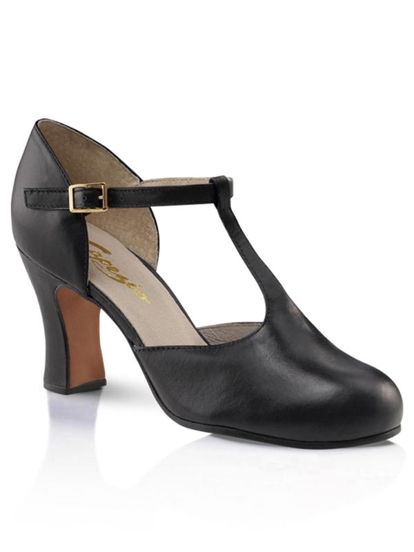 Macy Pewter Caged Strap Shoe