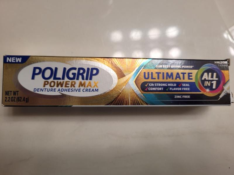 Polident Power Max Ultimate - Lot De 2 Tubes Fixation 40g - Neuf Sous Emballage