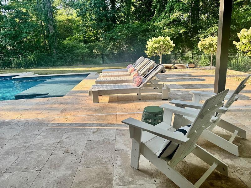 Cheers! アクア SP POLYWOOD Grant Park Aruba Modern Plastic Outdoor Patio Adirondack