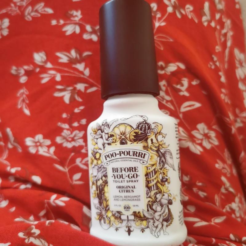 Poo-Pourri Before-You-Go Toilet Spray, Original Citrus, 2 Fl Oz - Lemon,  Bergamot and Lemongrass