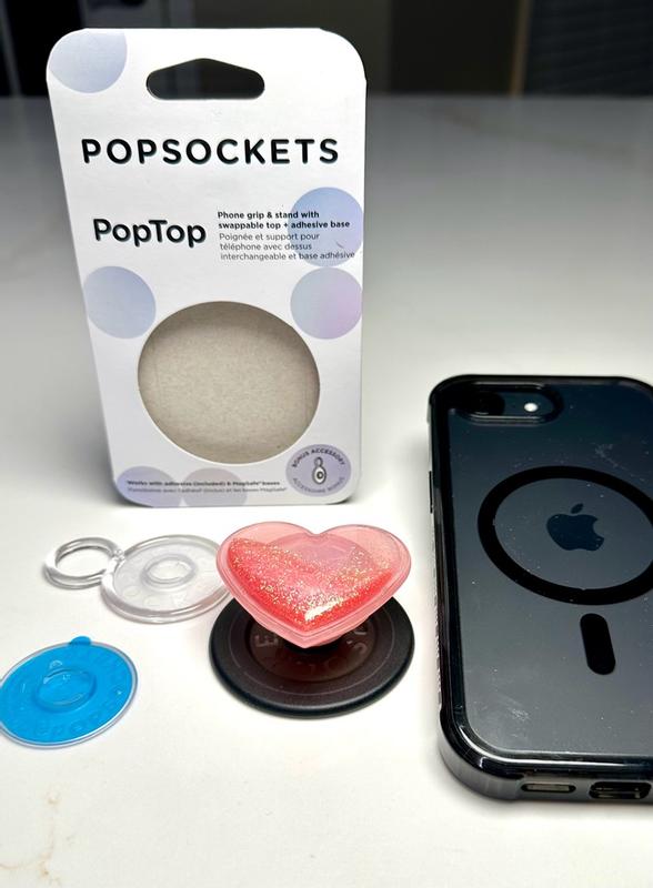PopGrip Adesivo Blu Per Cellulare – Impugnatura E Supporto Pieghevole Per Cover Rigide - 5