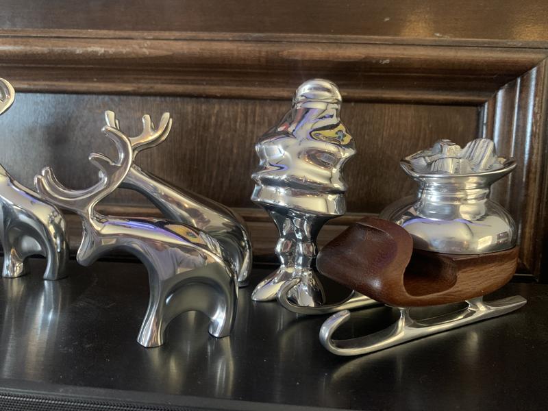 Mini Santa w/ Gift Bag | Nambé