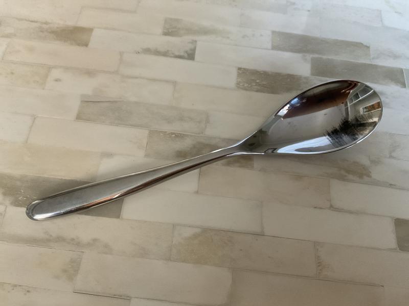 Tarnished spoon