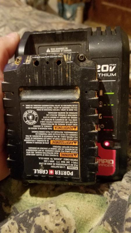 PORTER CABLE 20 V Lithium ion Battery Charger Charger Included