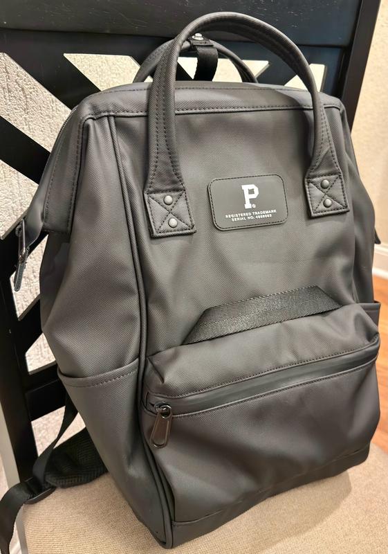 Customer photo for "Super luxe and durable backpack!"