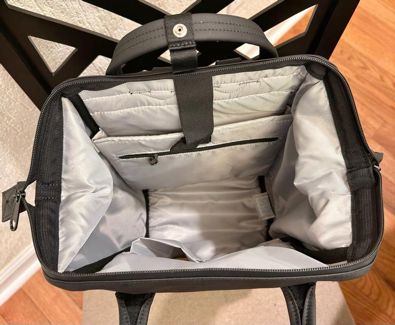 Customer photo for "Super luxe and durable backpack!"