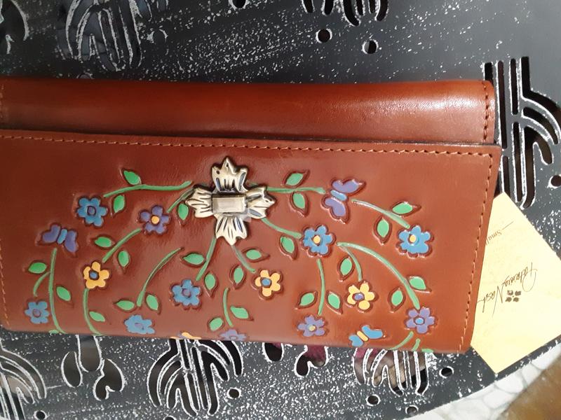 Patricia Nash Alanna Floret Leather Wallet