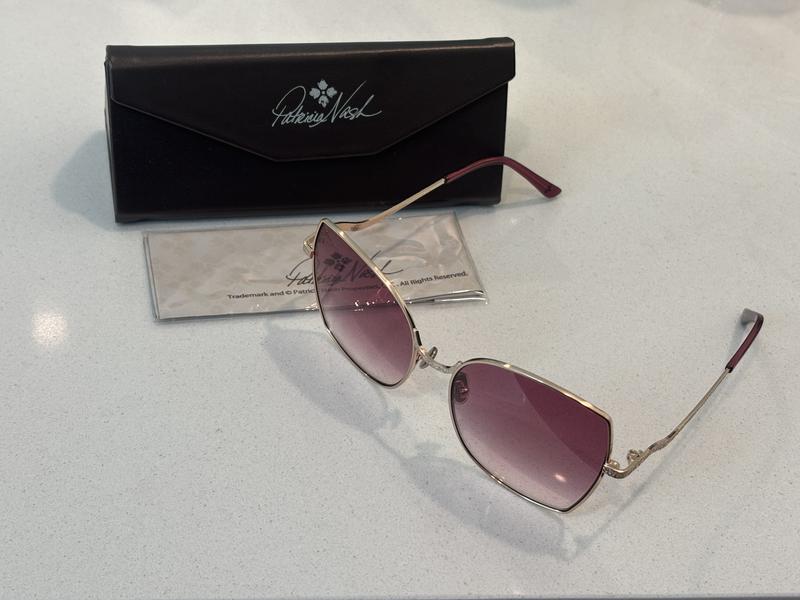 Sophia Wire Sunglasses - Wine – Patricia Nash