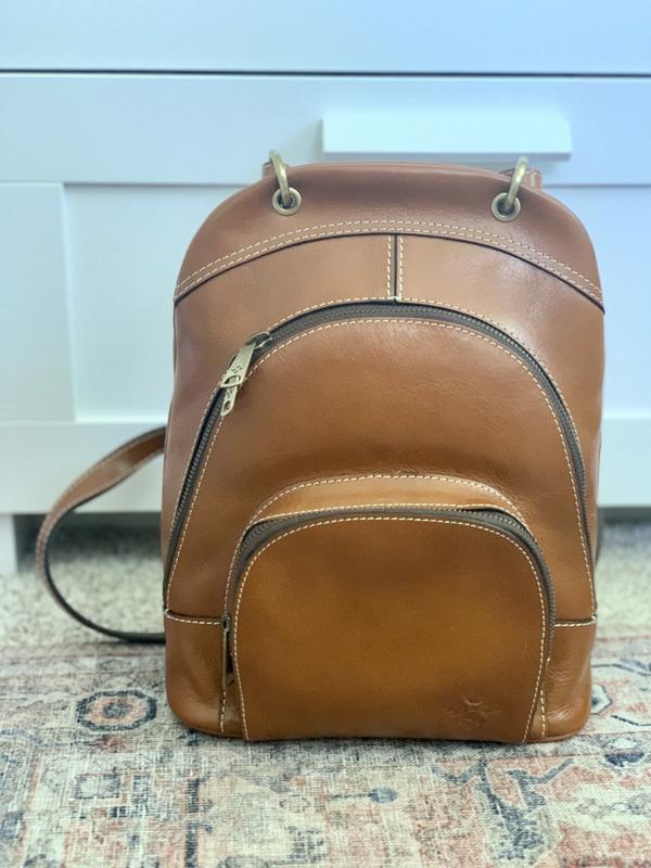 Patricia nash heritage store leather alencon backpack