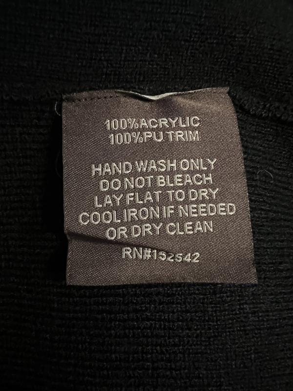 Not “Machine Washable” according to the label on the garment.