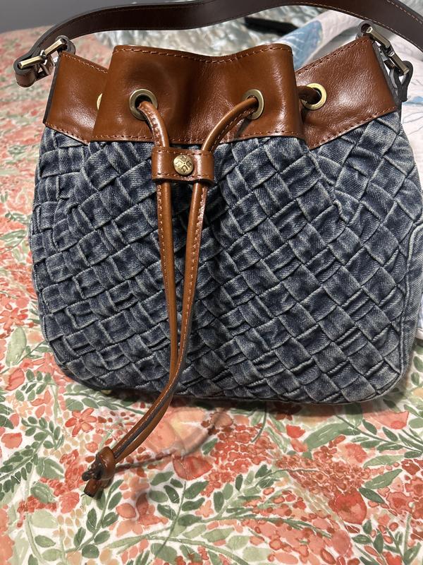 Belamy Drawstring - Washed Woven Denim – Patricia Nash