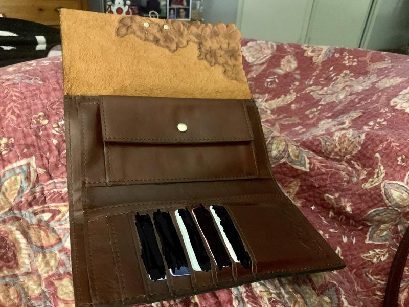 Inside wallet, photo edited.