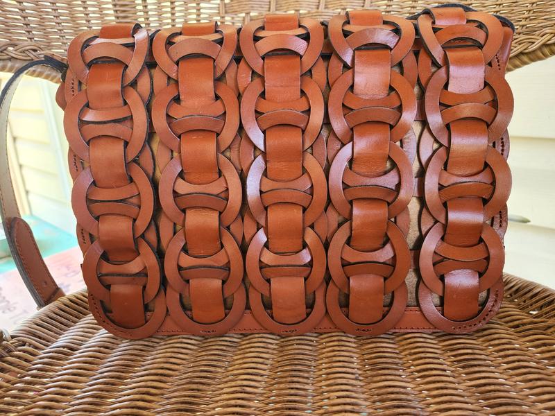 Positano Saddle Bag - Round Chainlink – Patricia Nash