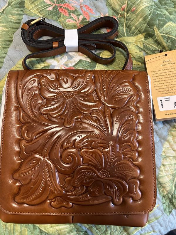 Patricia Nash Tooled Granada Crossbody & Matching 2024 Card Case Bundle Florence