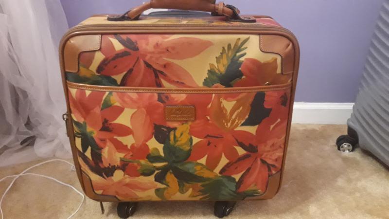 Patricia Nash Avola Wheeled Weekender Bag - Multi