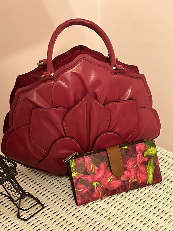 Discos Purse with Nazari Wallet in Along the Coast pattern