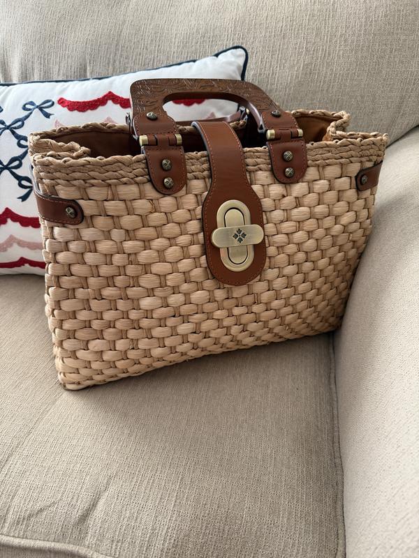 Valpiana Satchel - Specialty Woven – Patricia Nash