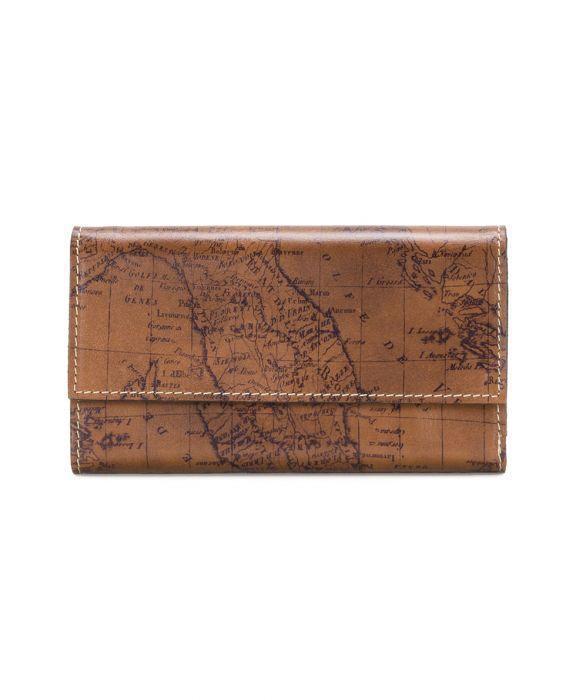 Patricia Nash Printed Leather Pet Leash - Signature Map